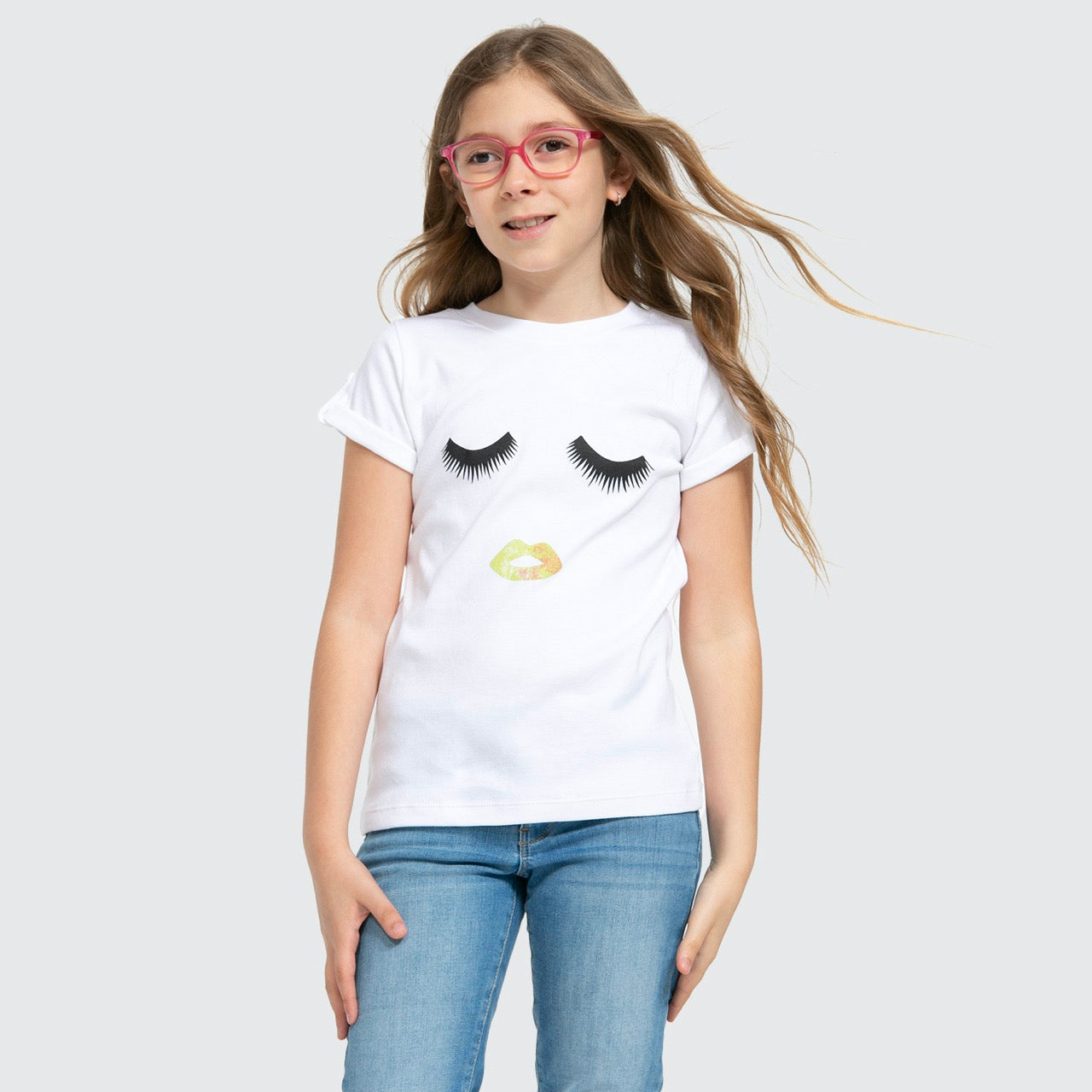 polera de algodon niña