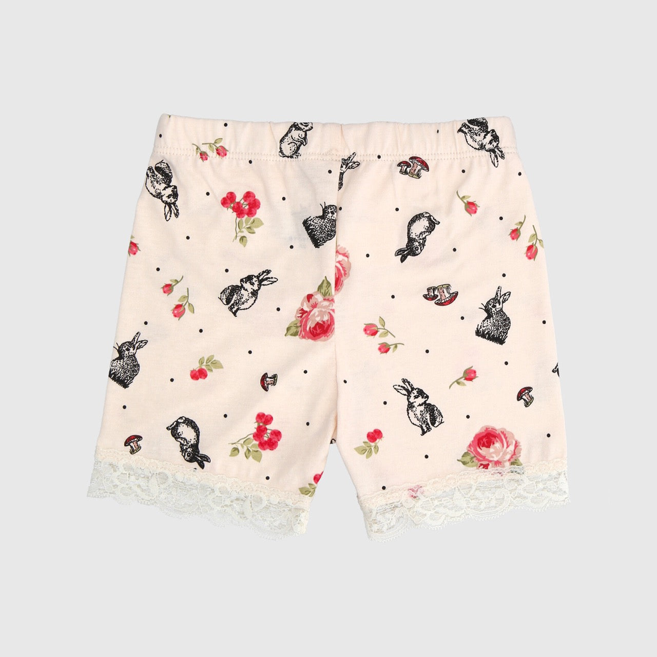 short algodon niñas verano