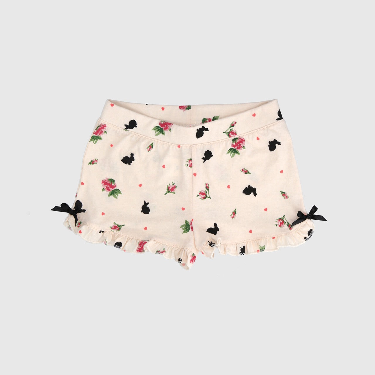 short algodon niñas verano