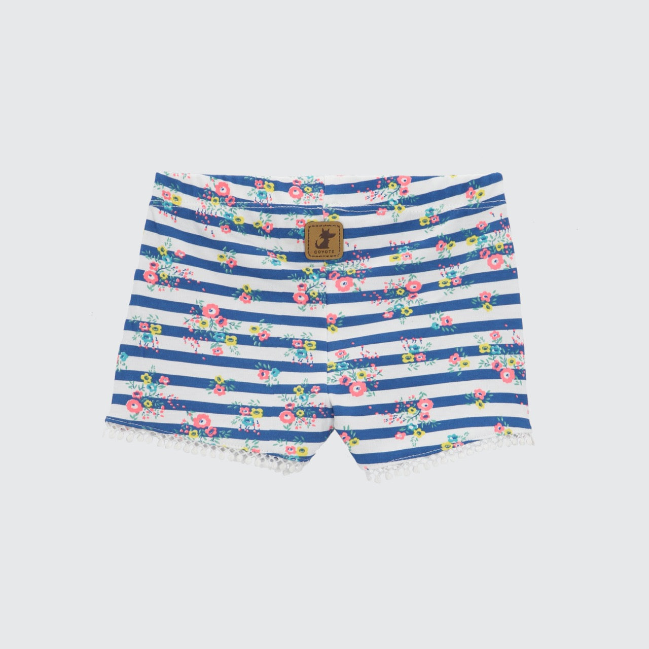 short algodon niñas verano