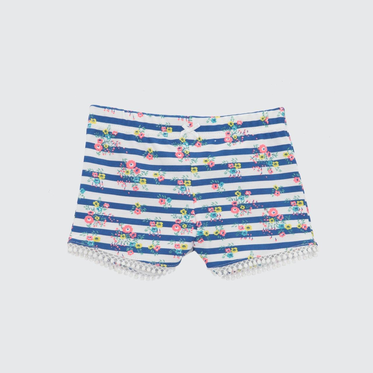 short algodon niñas verano