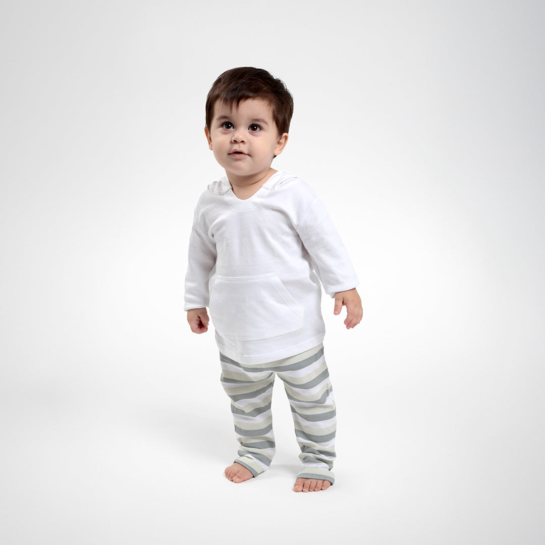 Conjunto blanco algodón peruano
