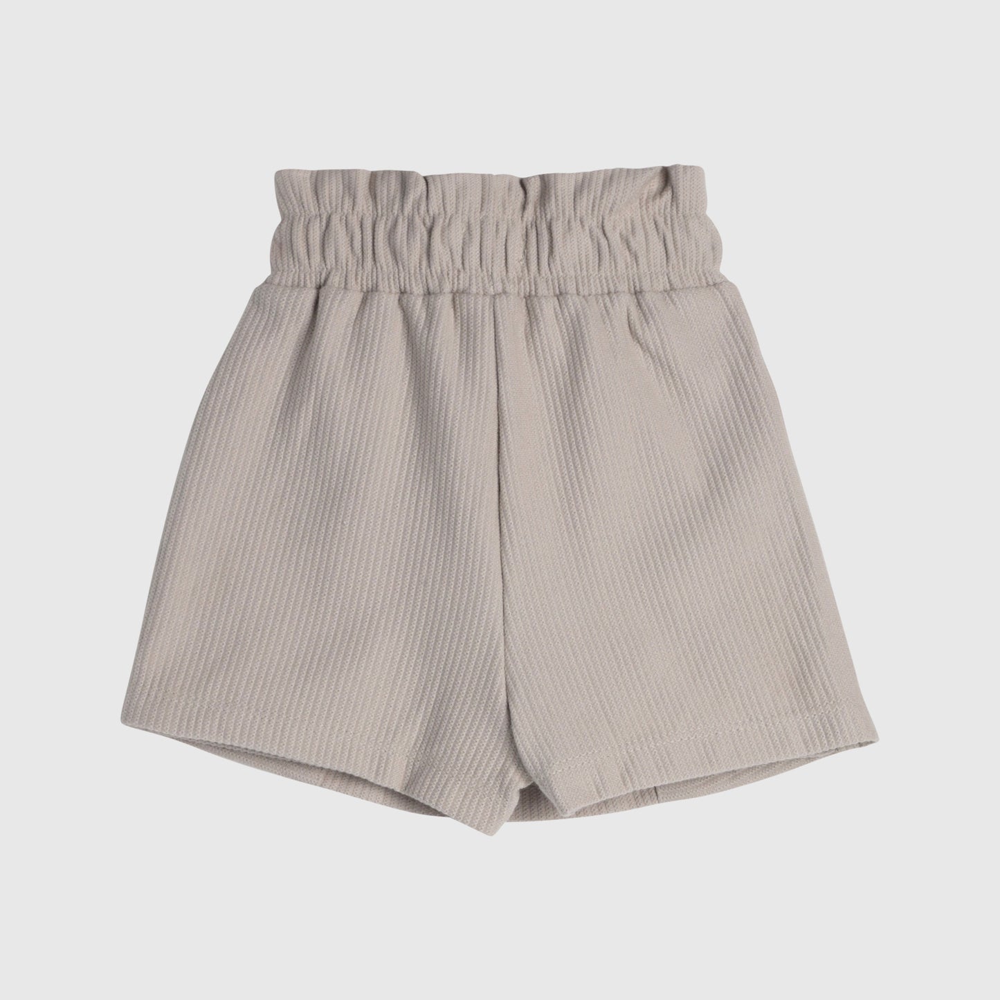 Falda short beige