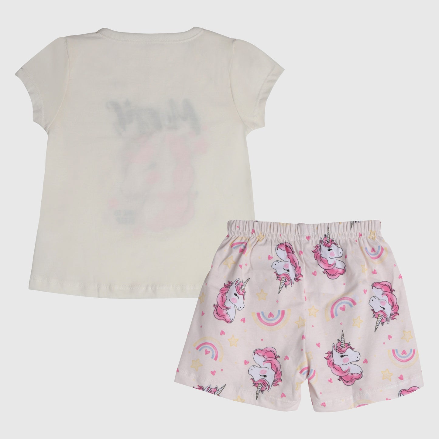 Pijama beige unicornio fotoluminiscente