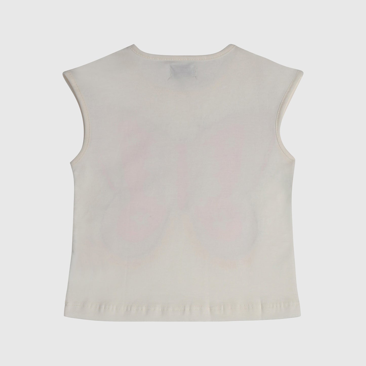 Polera beige mariposa