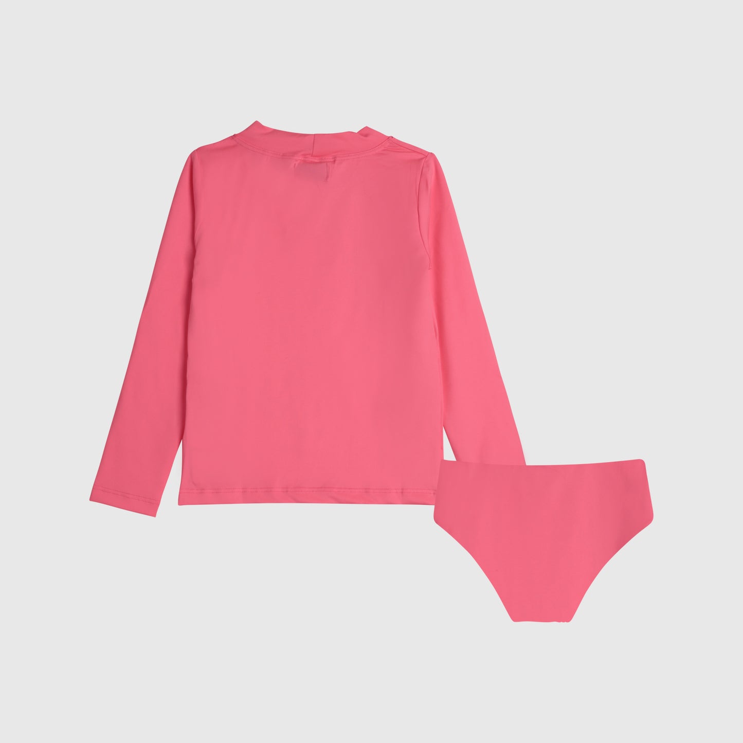 Conjunto traje de baño niña fucsia