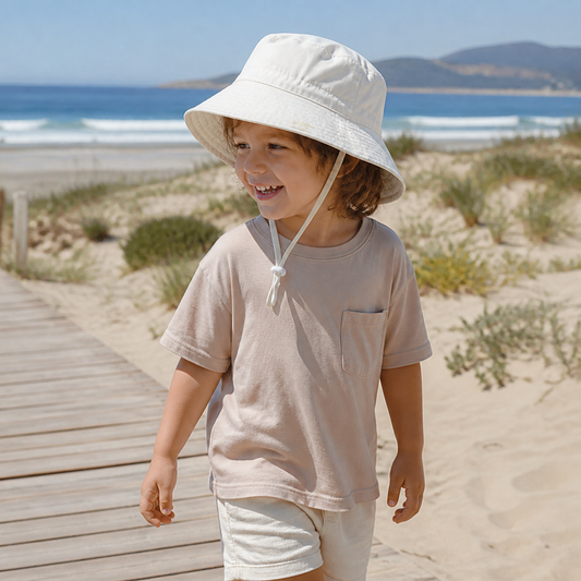 Sombrero pescador verano beige