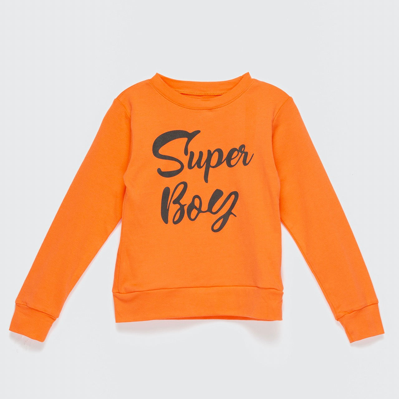 Polera naranja super boy algodón peruano