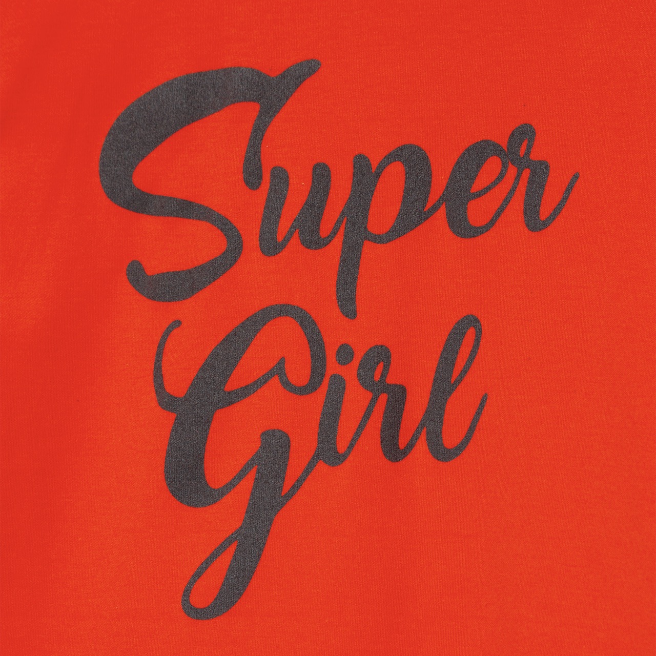 Polera roja super girl algodón peruano