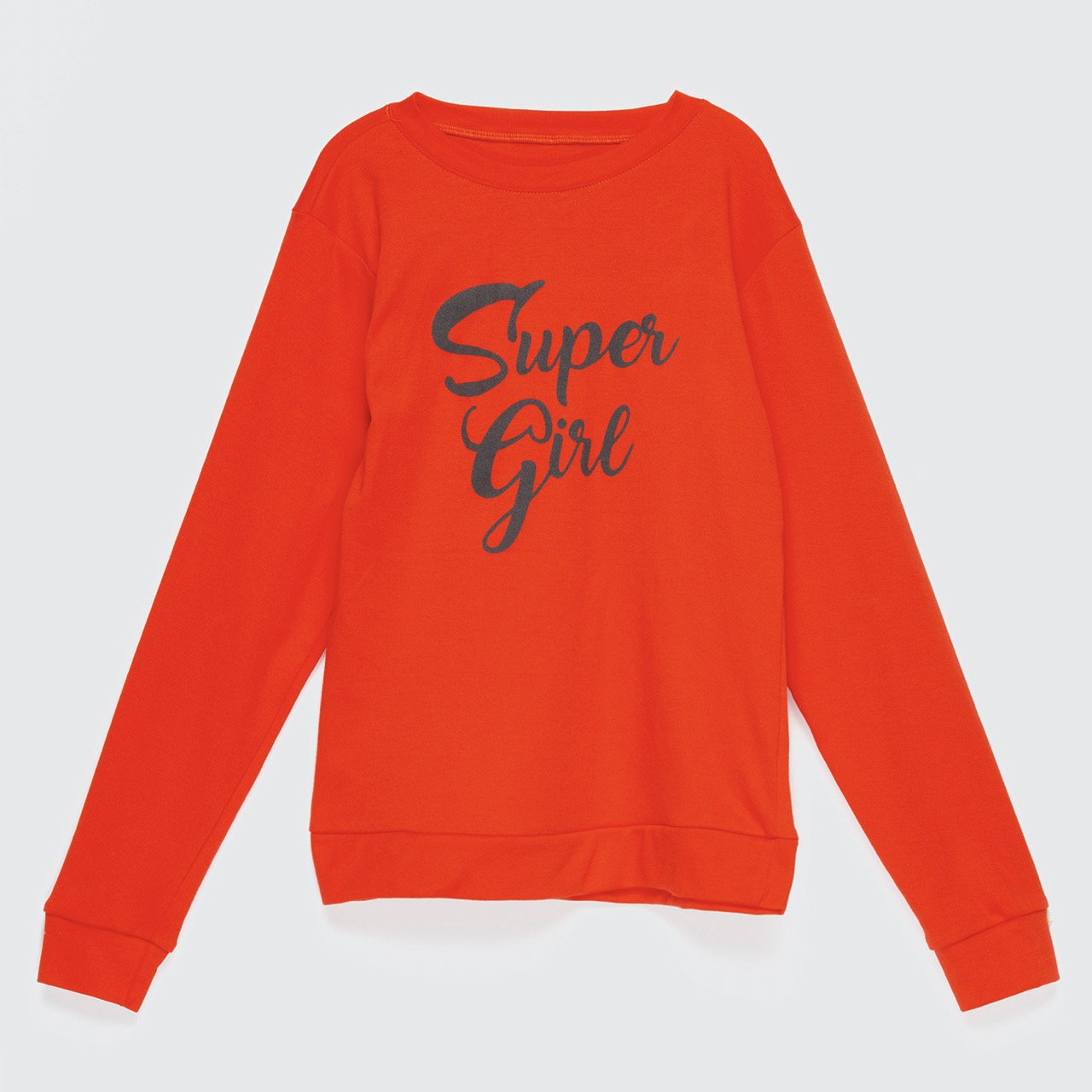 Polera roja super girl algodón peruano