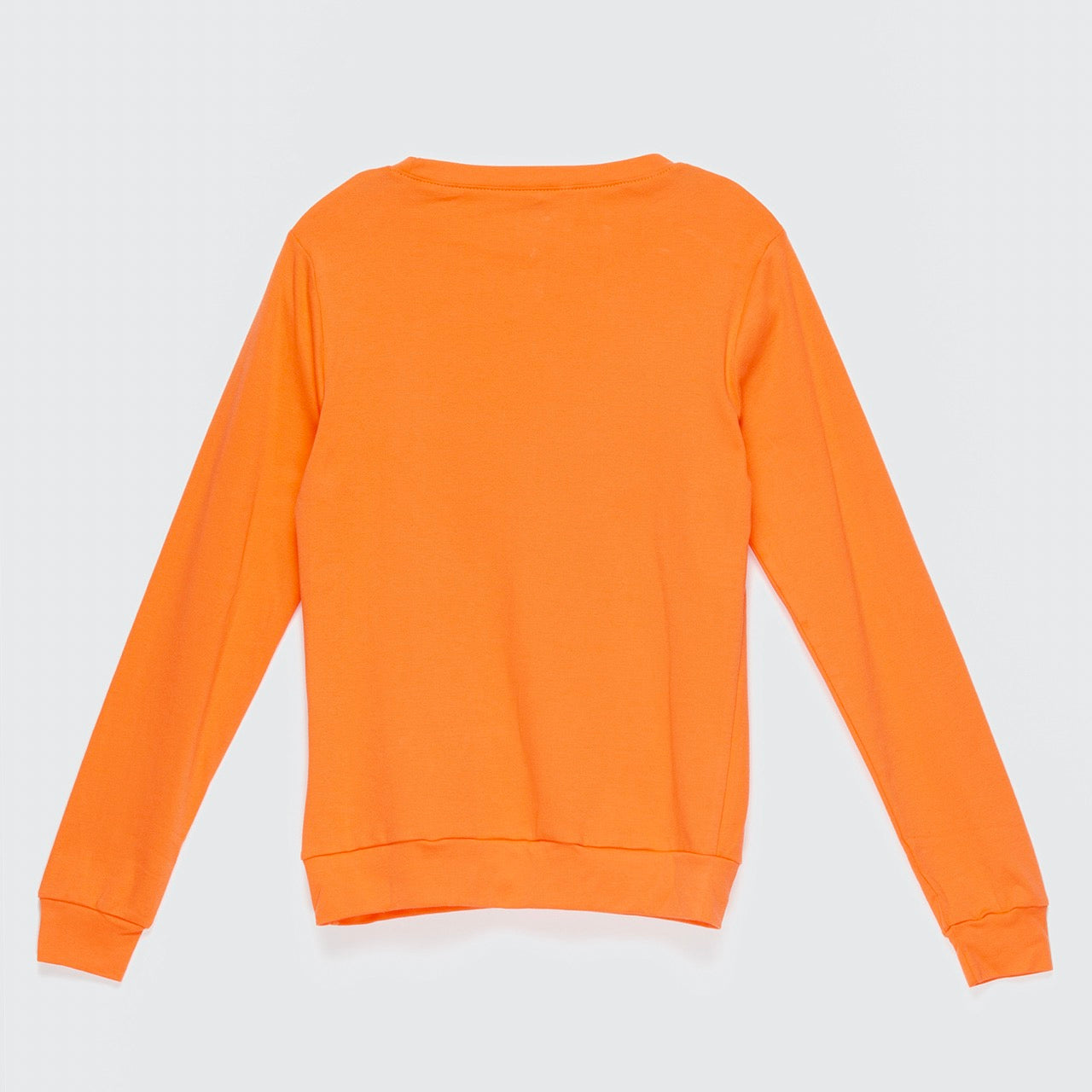 Polera naranja super mom algodón peruano