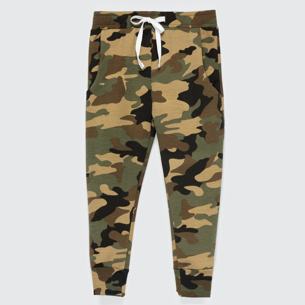 Pantalón de buzo camuflado algodón peruano