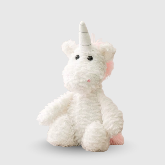 Peluche blanco unicornio