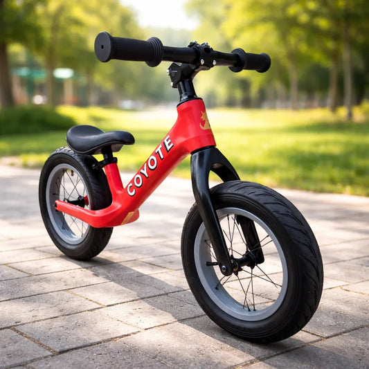 Bicicleta de equilibrio roja