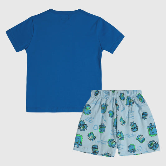 Pijama azul dientes fotoluminiscente