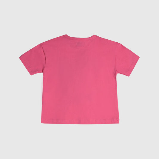 Polera rosada granada