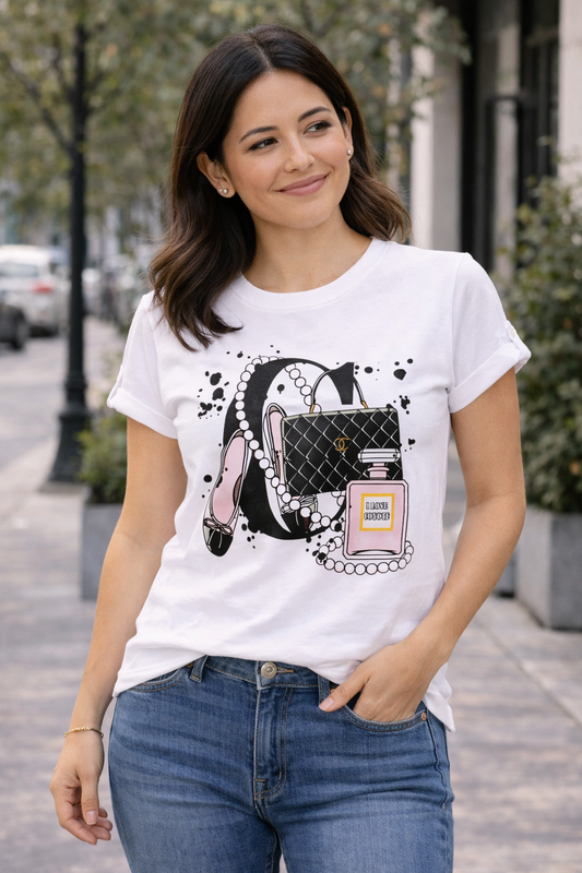 Polera blanca perfume adulto algodón peruano