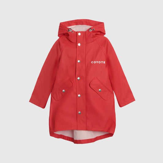 Impermeable rojo