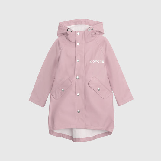 Impermeable rosado