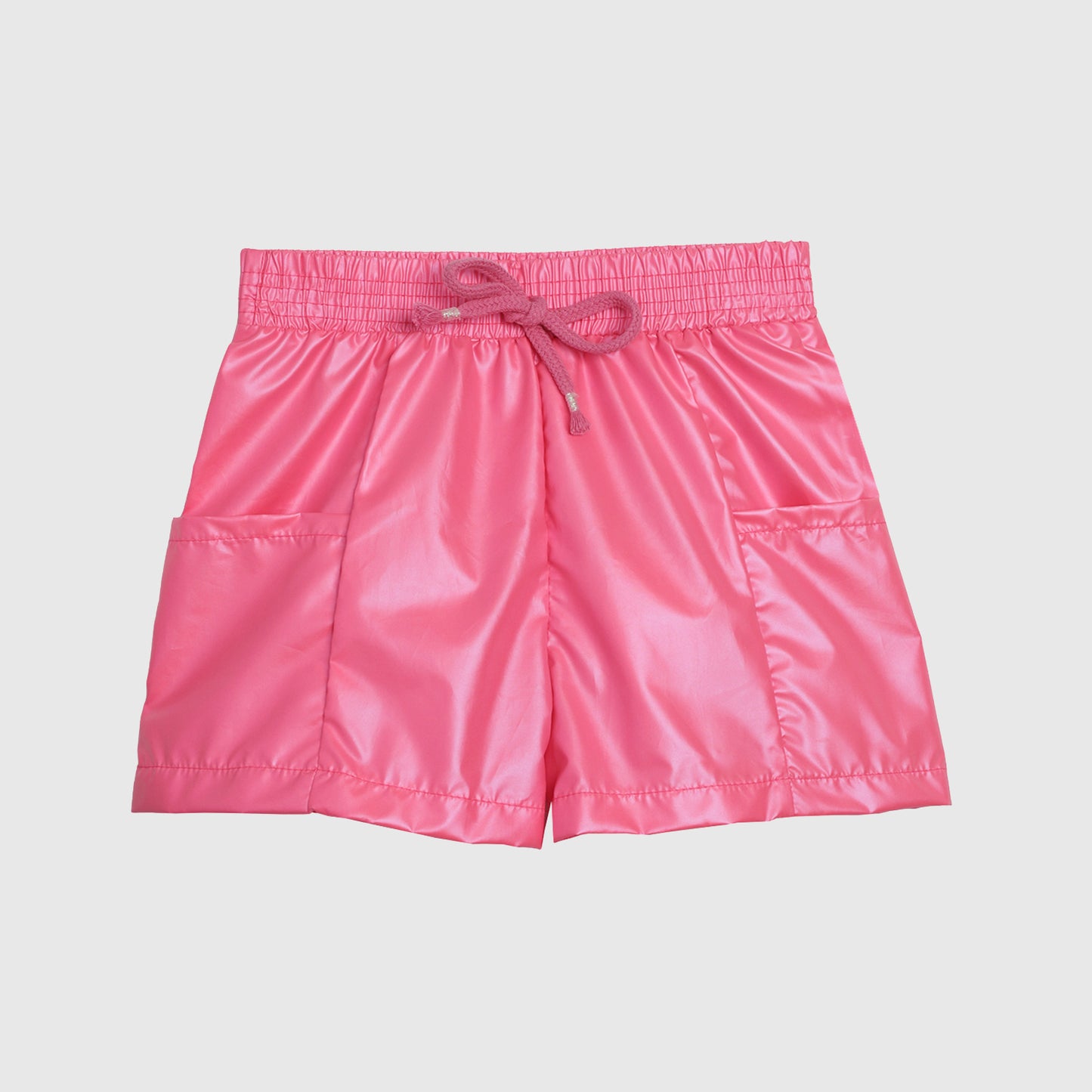 Short rosado metalico