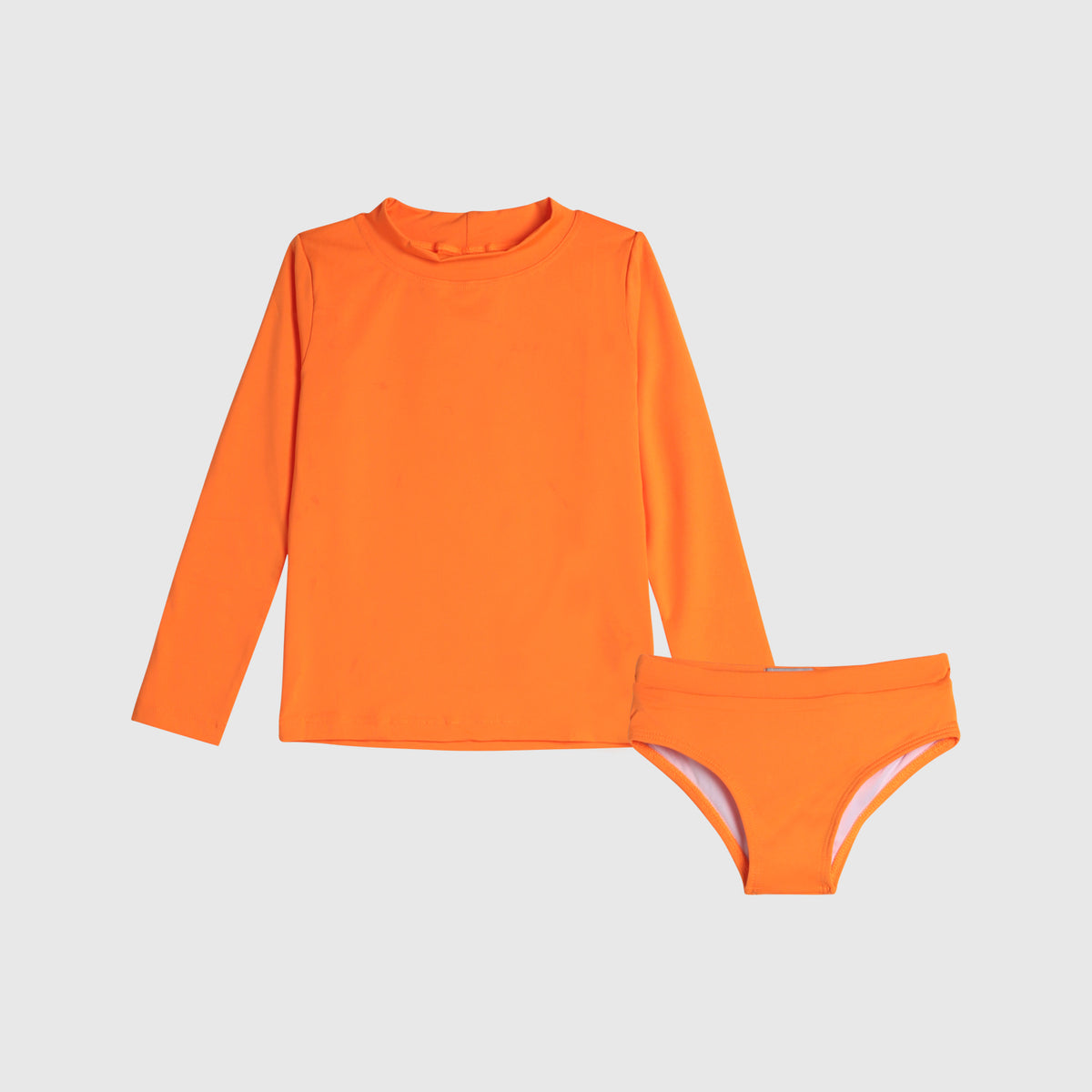 Conjunto traje de baño niña naranjo - 2A