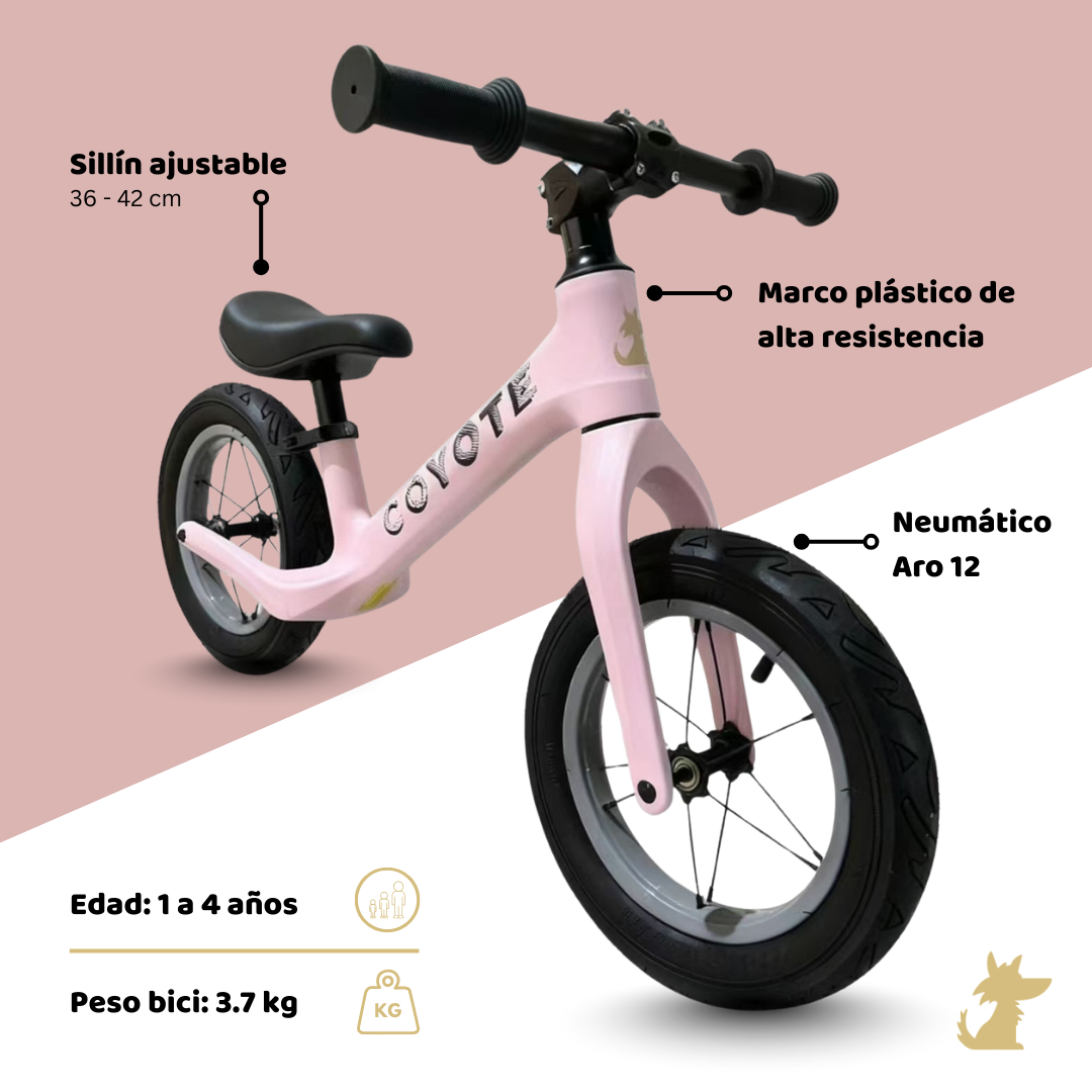 Bicicleta de equilibrio verde